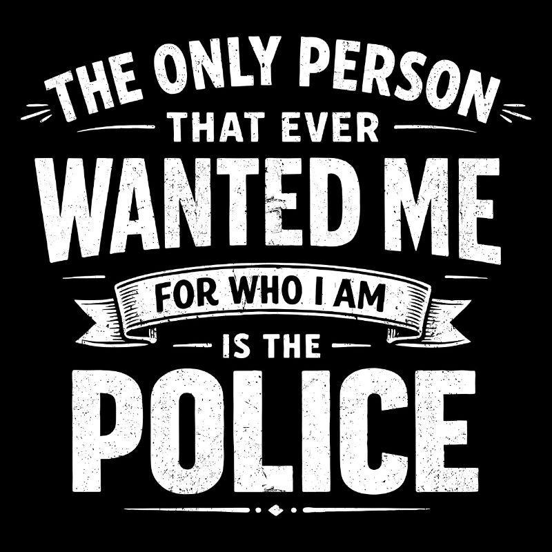 Humor. Die Polizei will mich so, wie ich bin.