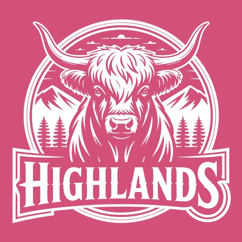 Highland Stier Emblem