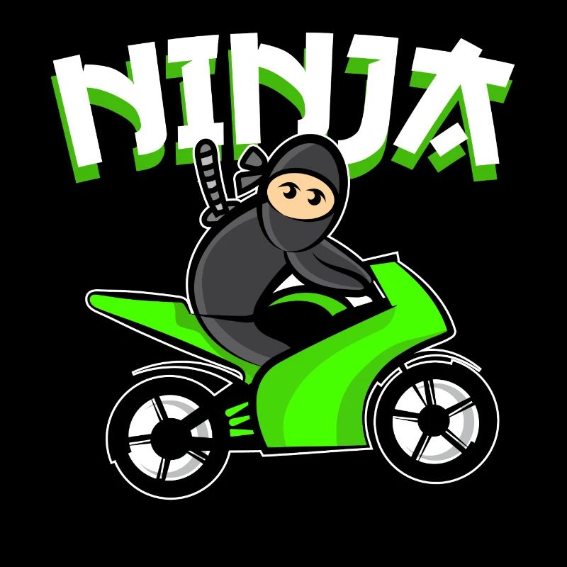 Biker Ninja Motorradfahrer Motorräder Motorrad