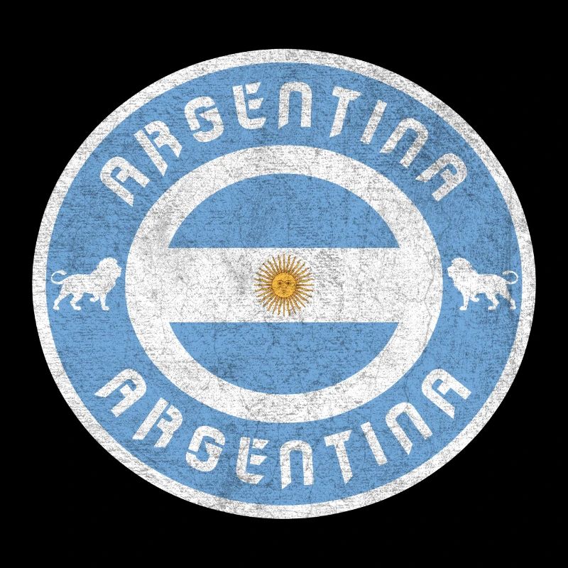 Design vintage de l'Argentine avec drapeau / cadeau
