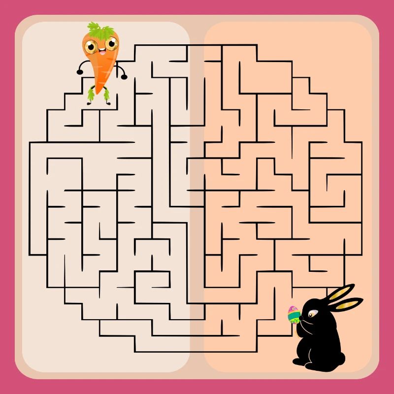 Labyrinth Bunny Easter Bunny