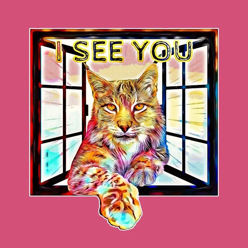 Le lynx avec sa perspective