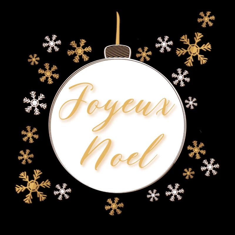 boule de noël "Joyeux noël"