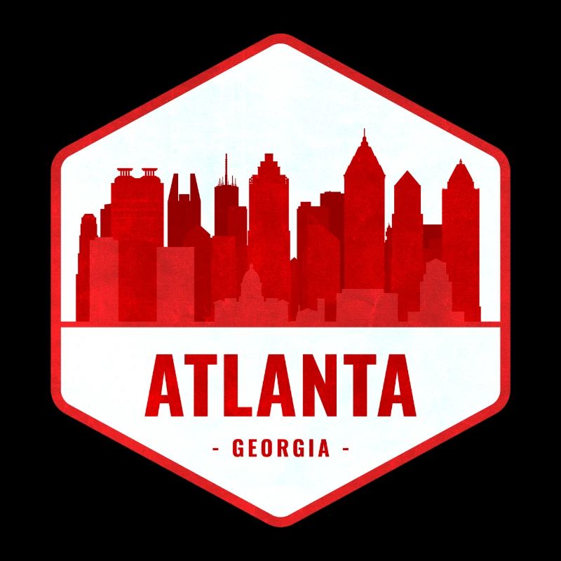 Atlanta Skyline Abzeichen