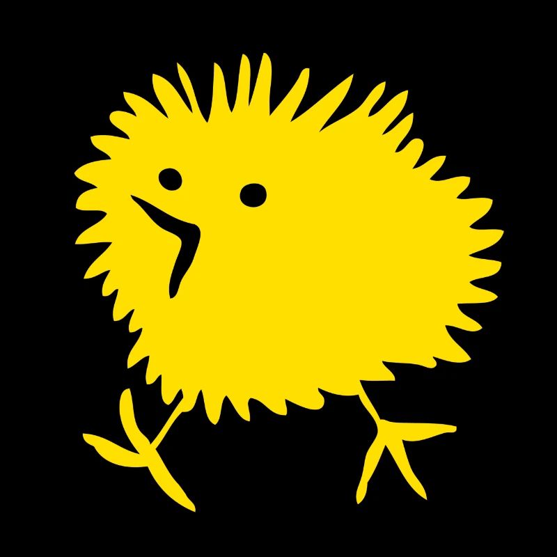 Chick BEEPY Happy Easter Naughty Yellow Comic Cute