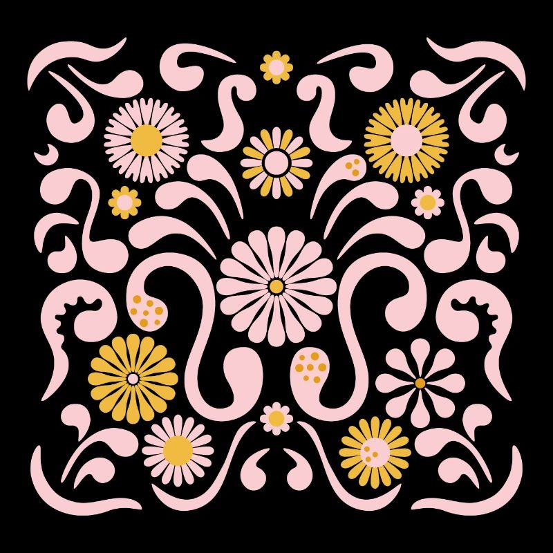 Fête des fleurs L Rose et Jaune