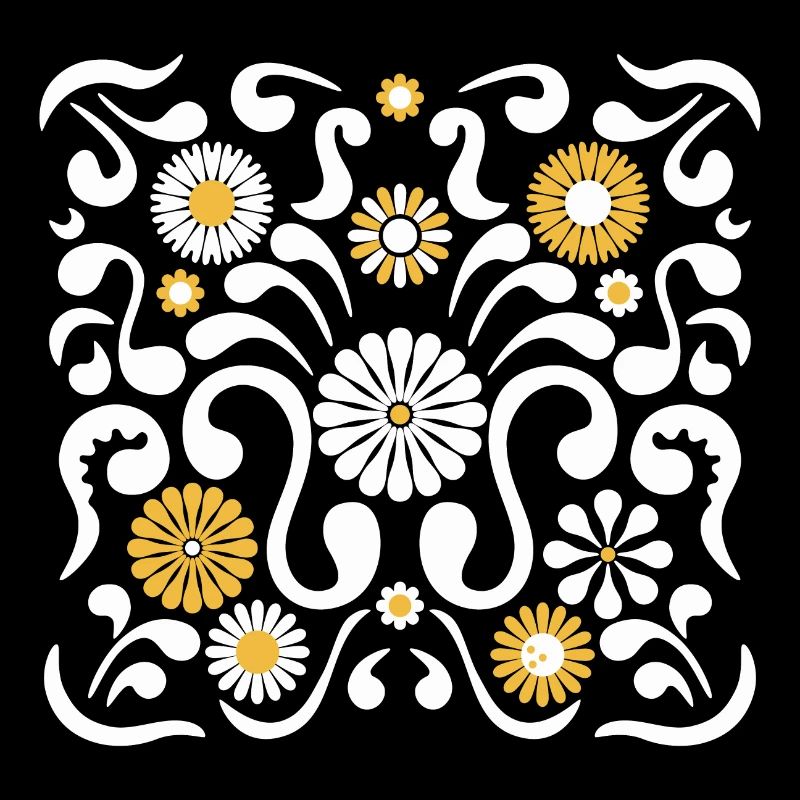 Fête des fleurs l blanc et jaune