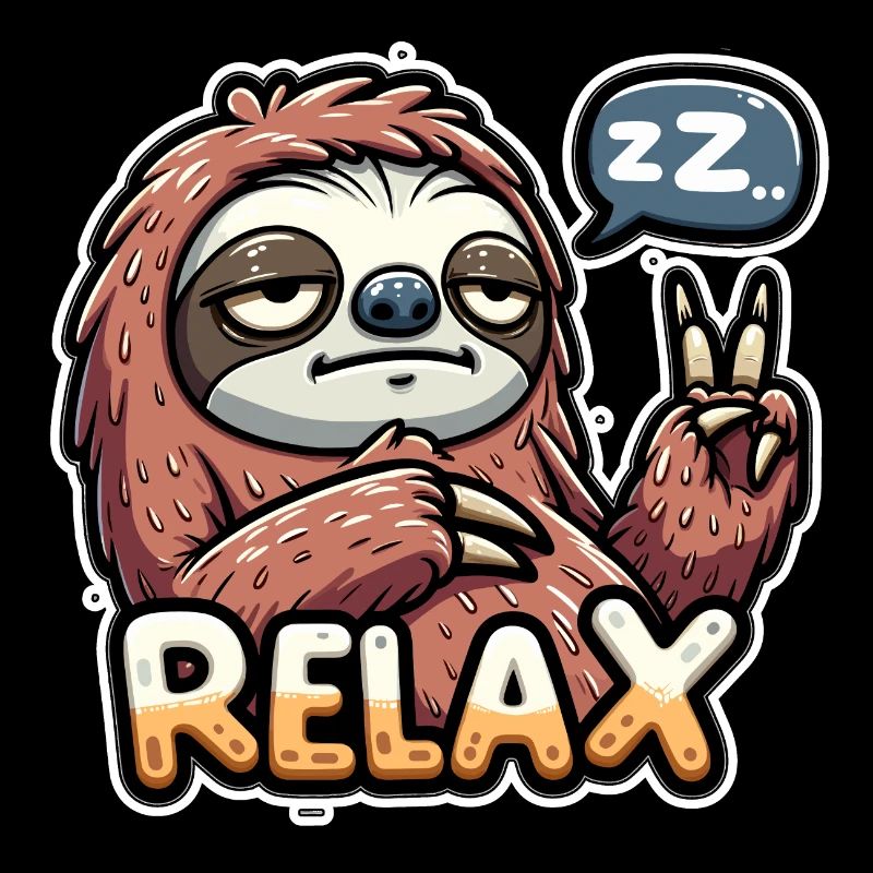Sloth, relax, chill and rest