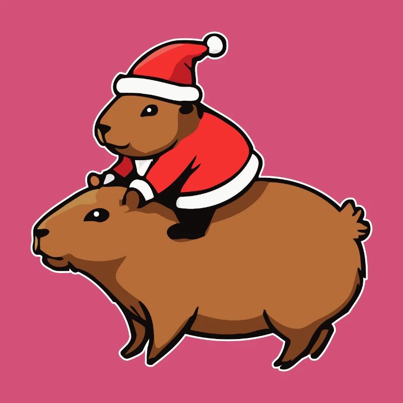 Capybara Christmas