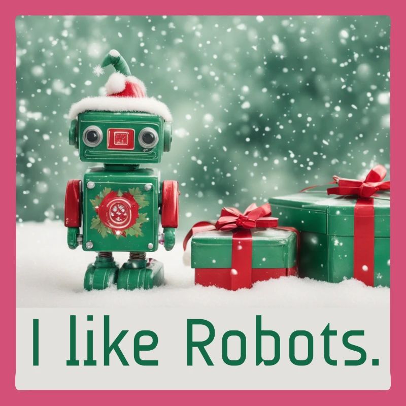 Comme les robots Jouet de Noël Rétro Cadeaux Mignon