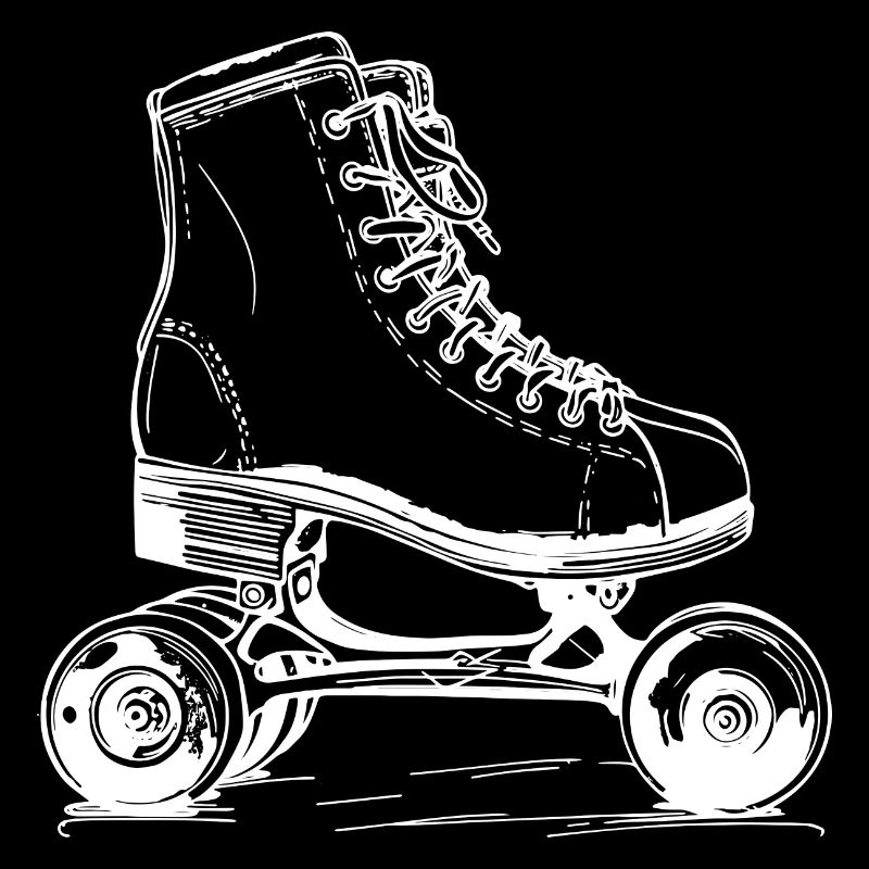 Dessin de patins à roulettes