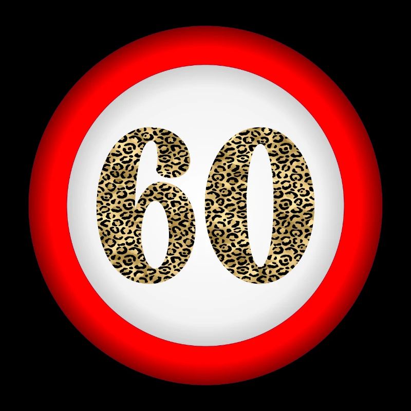 60th Birthday - NUMBER 60 ATTENTION
