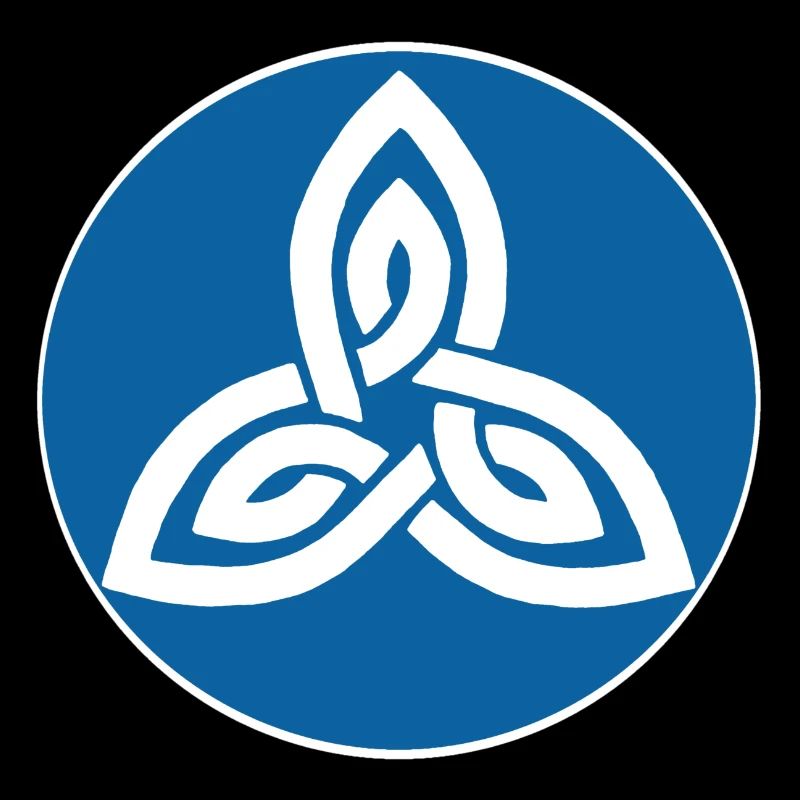 Fleur celte bleu