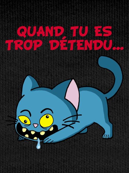 Chat manga détendu