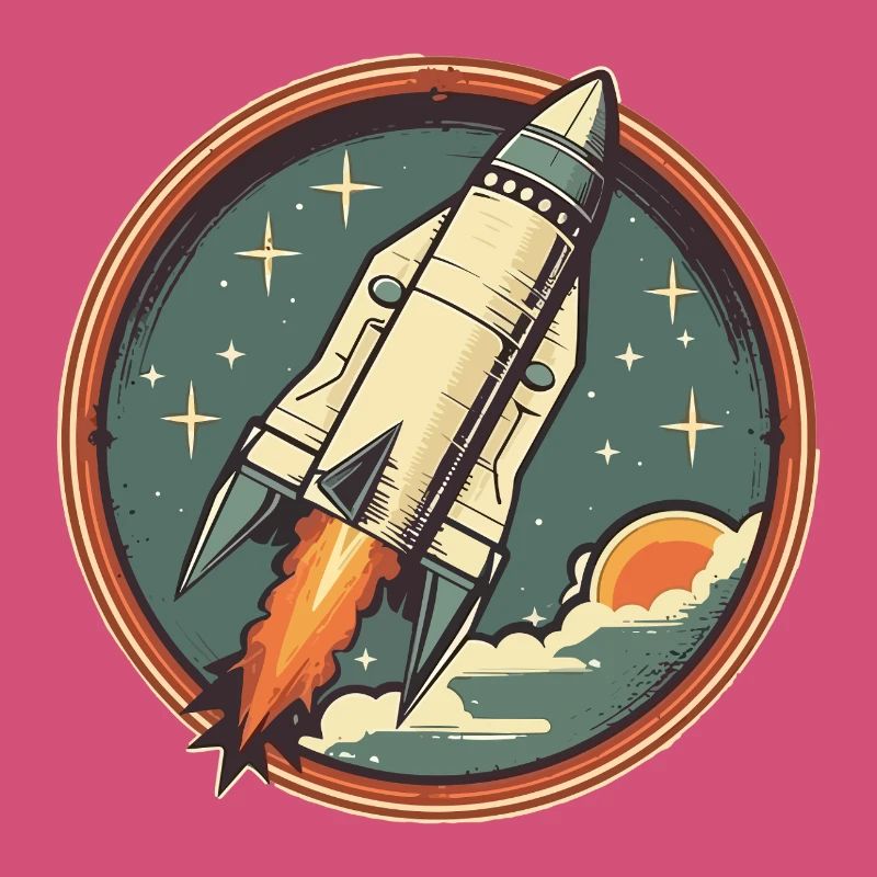 Retro Rocket - Space Rocket