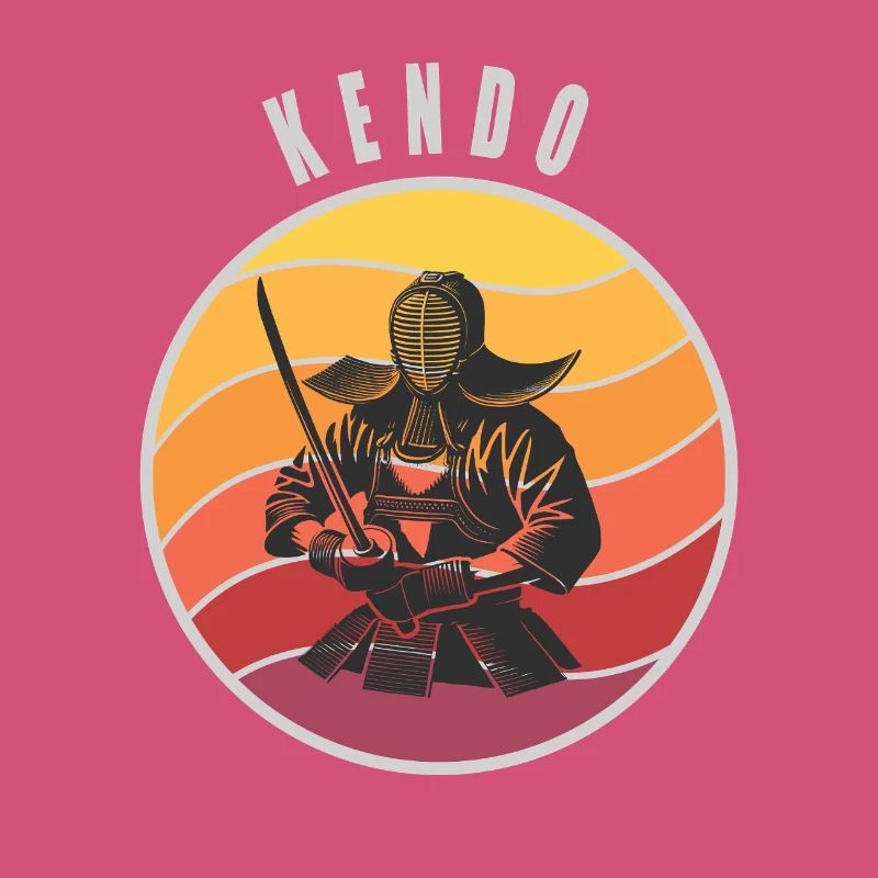 Retro Kendo Samurai Style