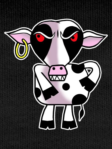 Vache en colère