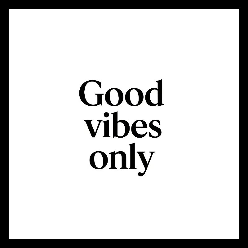 Vibes Positives Épurées