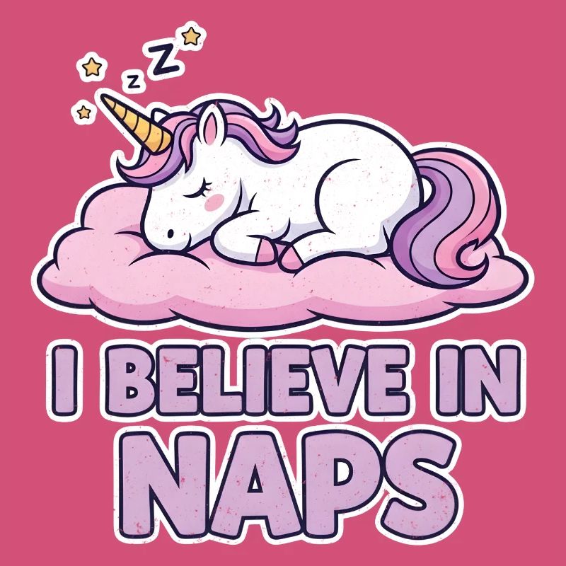 Sleeping Unicorn on Cloud – Naps
