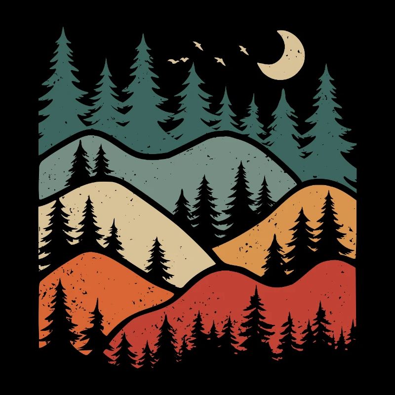 Forest Landscape Nature Trees Nature Lovers