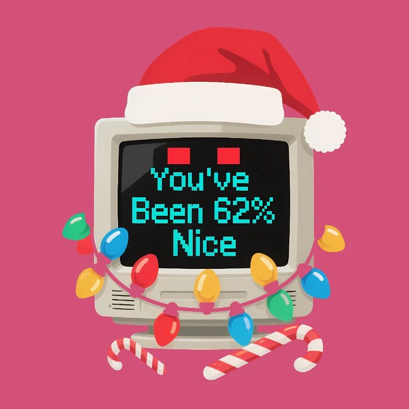 Computer Weihnachten KI Sarkastisch Tech Geschenk