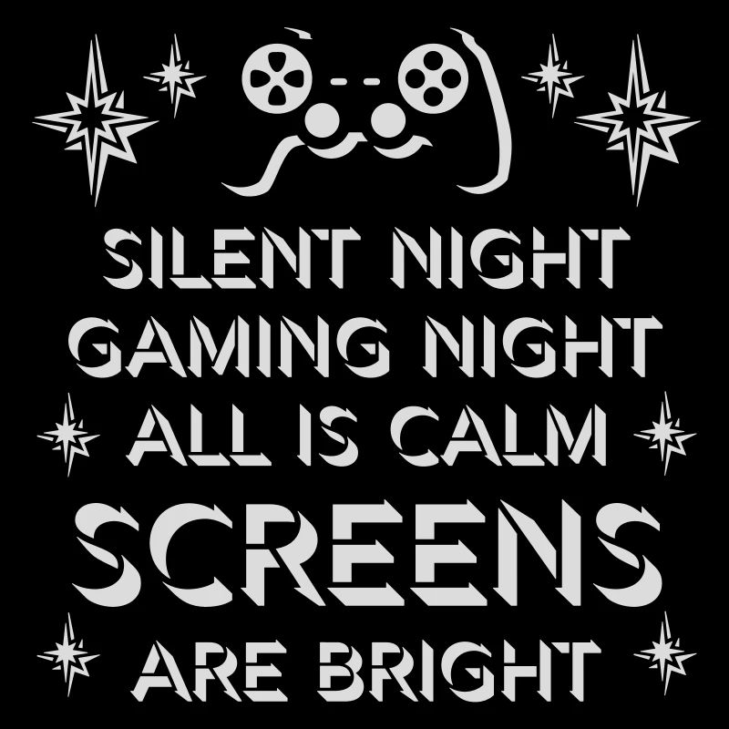 Silent Night Gaming Night All Calm Screens Bright