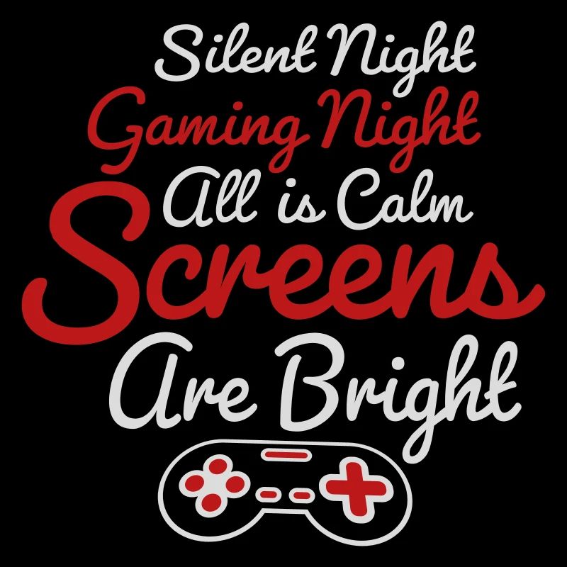 Silent Night Gaming Night All Calm Screens Bright