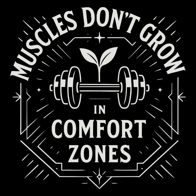 Les muscles ne se développent pas dans les zones de confort