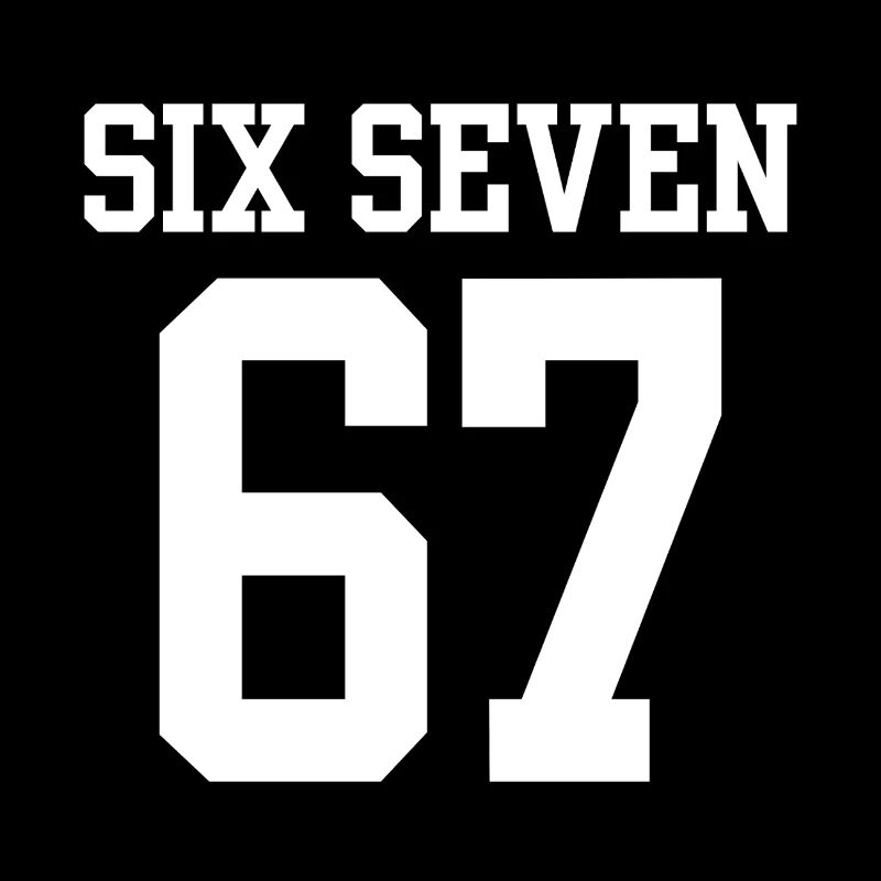 Keep Calm Six Seven Meme Viraler Humor Bekleidung