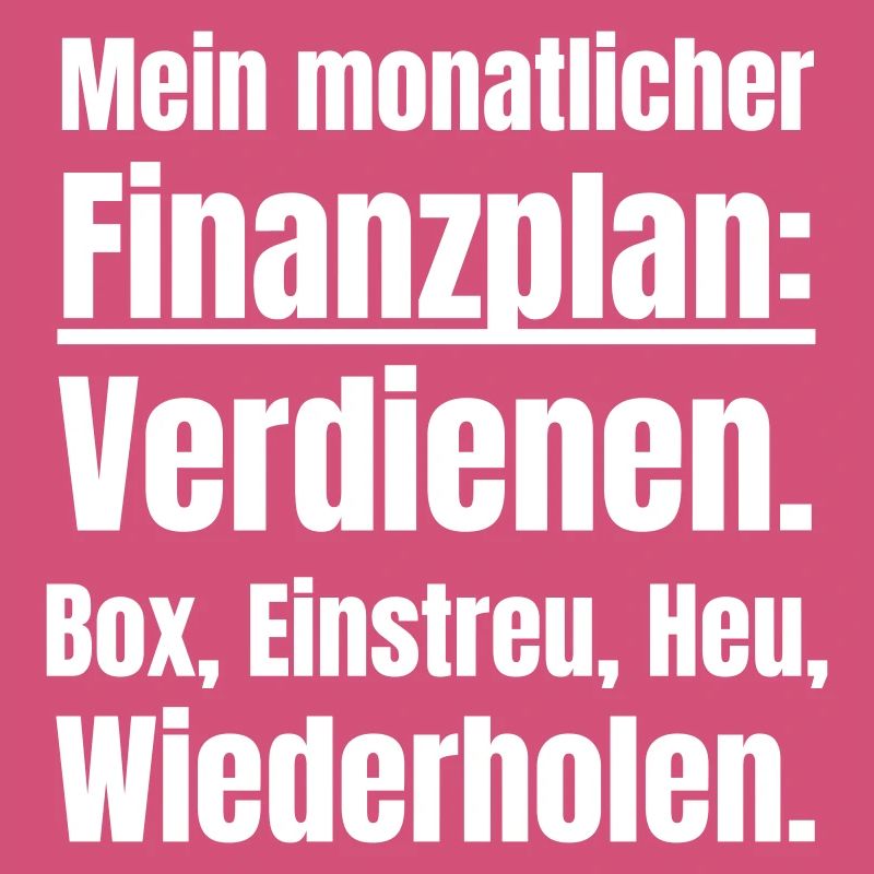Finanzplan als Pferdebesitzerin