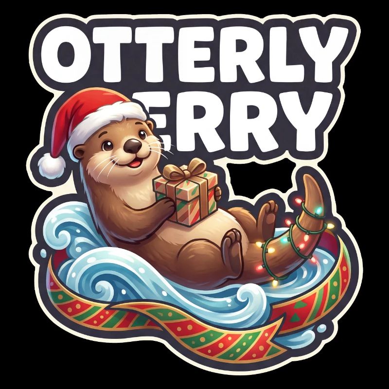 Otterly Merry Weihnachtsotter