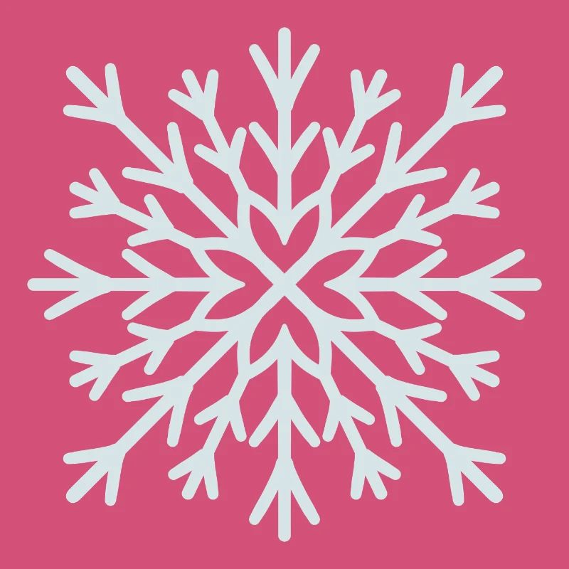 Frostiger Schneeflockenglanz