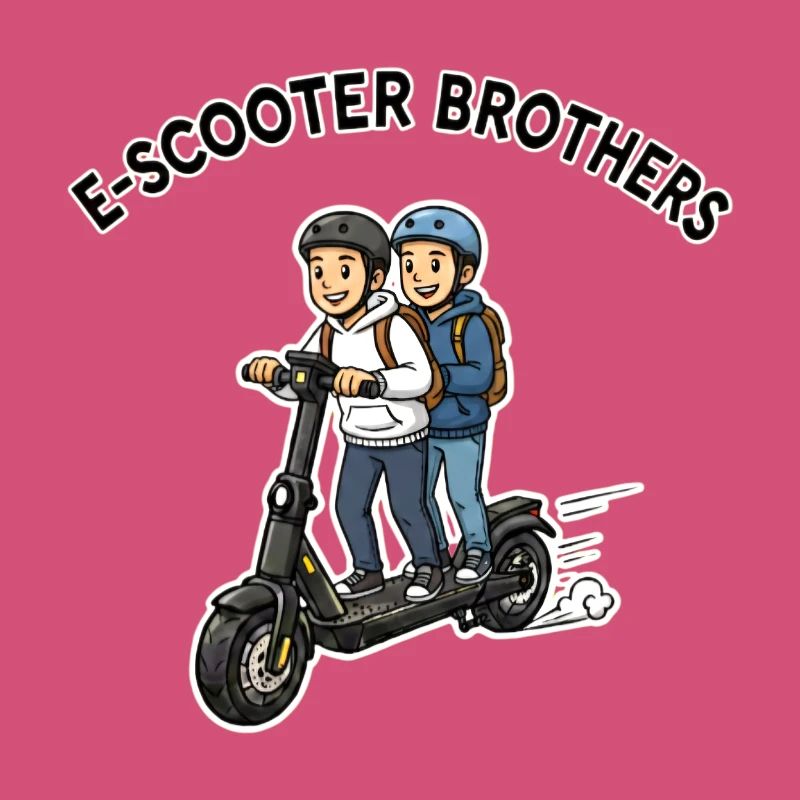 Duo des frères E-Scooter