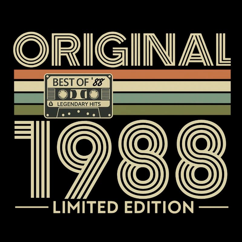 Original 1988 Édition Limitée Vintage