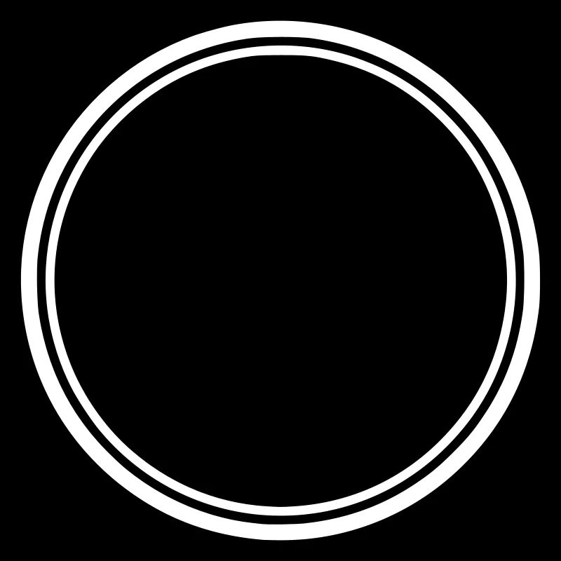 Circle Frame Outline Logo