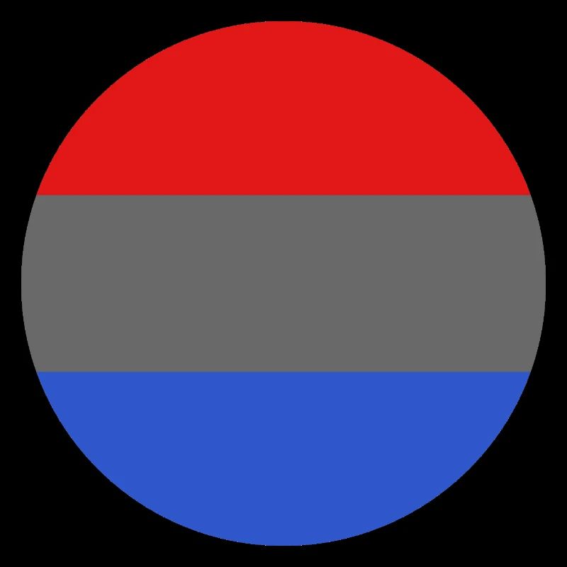 Drapeau rond du Luxembourg
