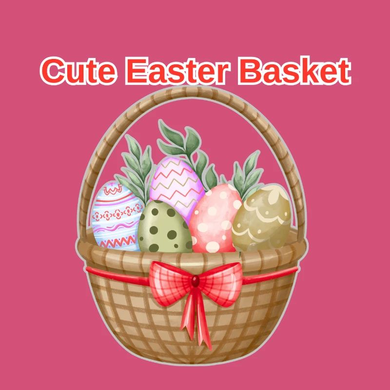 Cute Easter Basket Shirt – Easter Eggs Tee