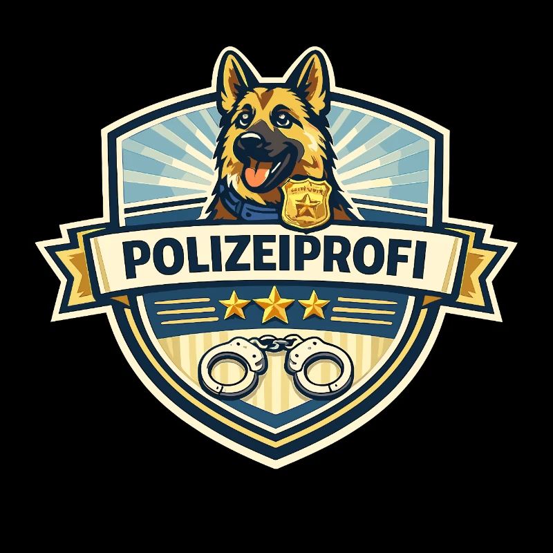 Polizeiprofi Diensthund Badge