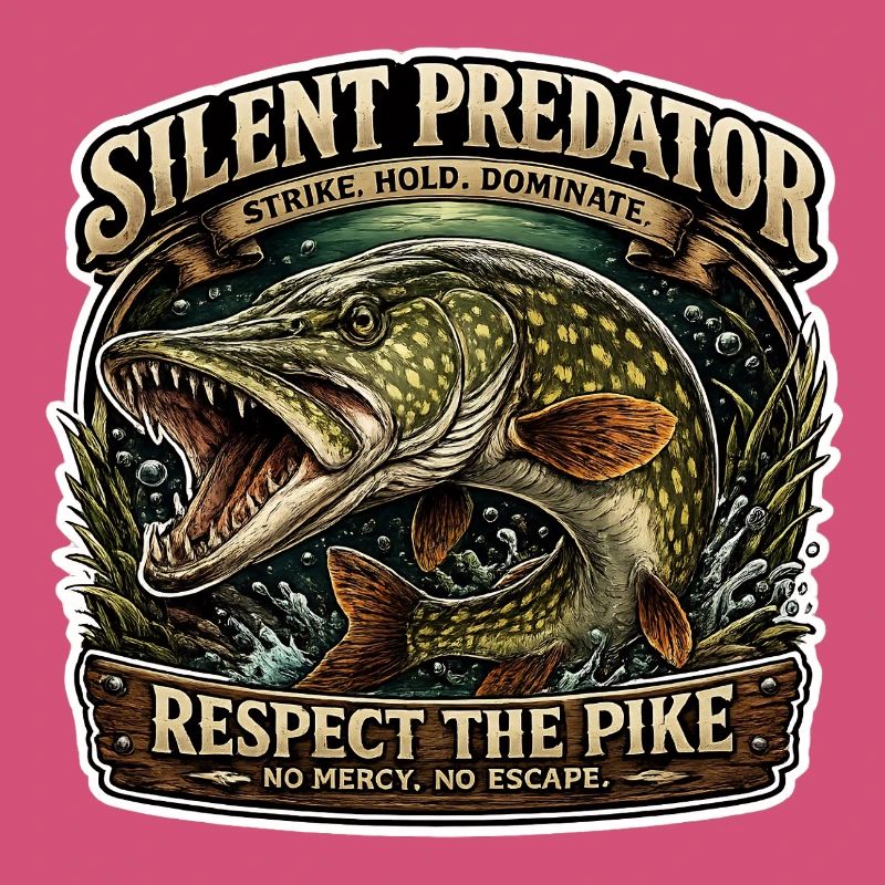 Silent Predator – Respectez le design de pêche au brochet
