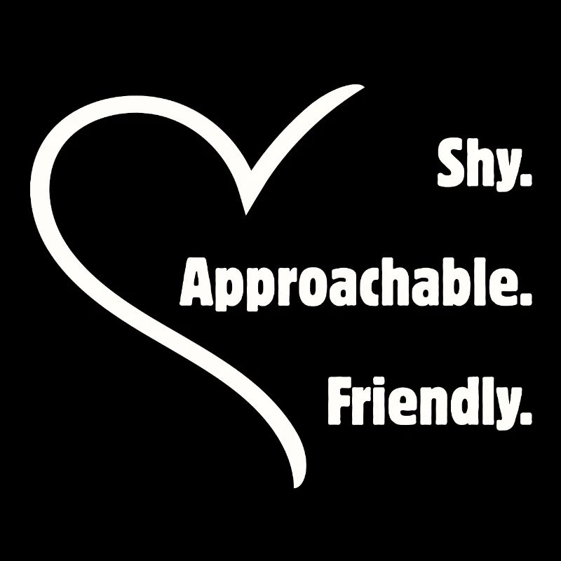 Flirteurs introvertis timides amicaux accessibles