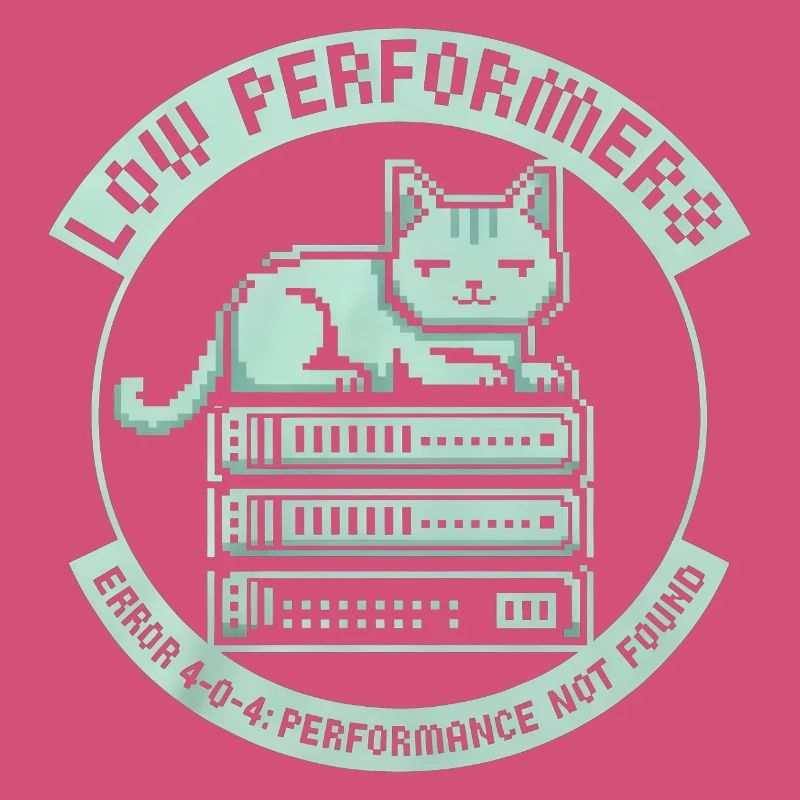 Low Performers Cat Server Pixel Art