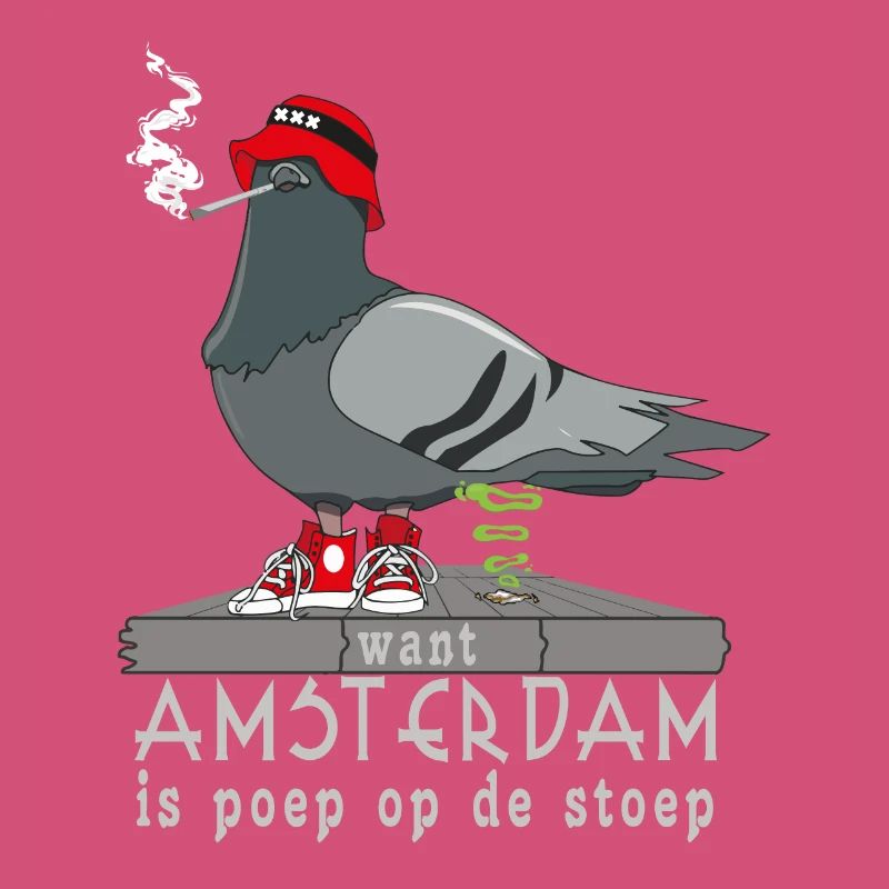 Amsterdam est caca sur le pas de la porte