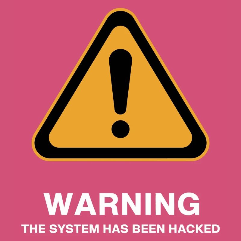 Hacked System Warning Icon