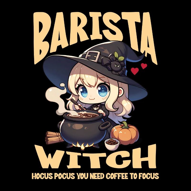 Sweet Coffee Witch évoque le café Caféine d’Halloween