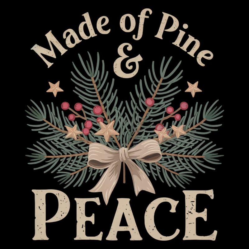 Motif de Noël naturel