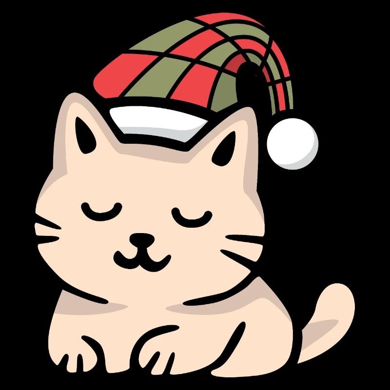 Look de chat écossais de Noël en hiver