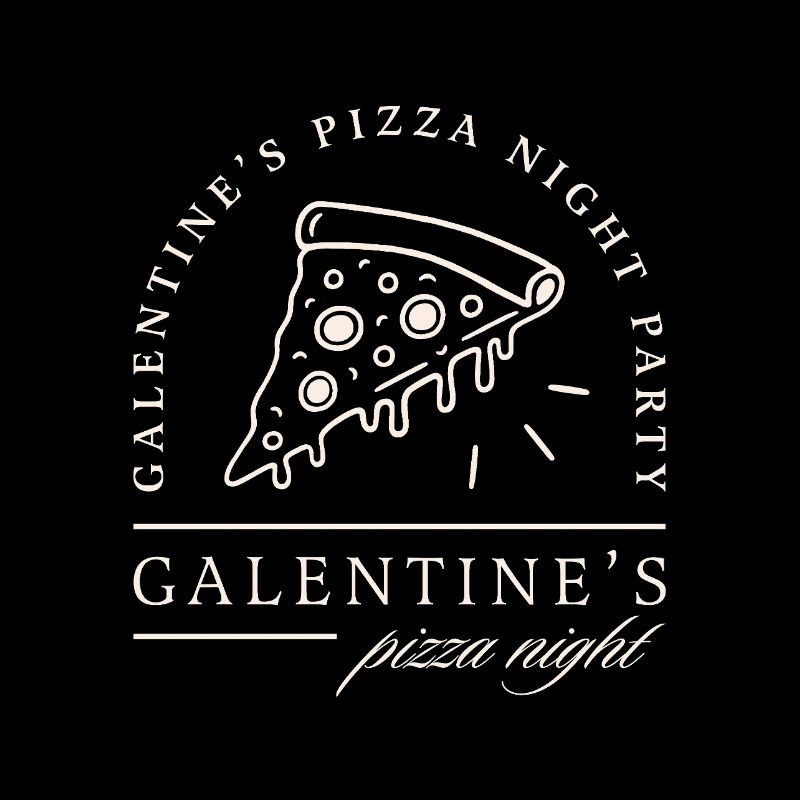 Soirée pizza des Galentines, dîner de fille de la Saint-Valentin
