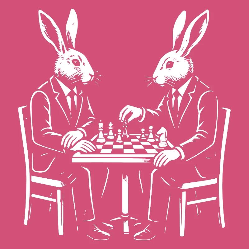 Partie d’échecs Dapper Rabbits