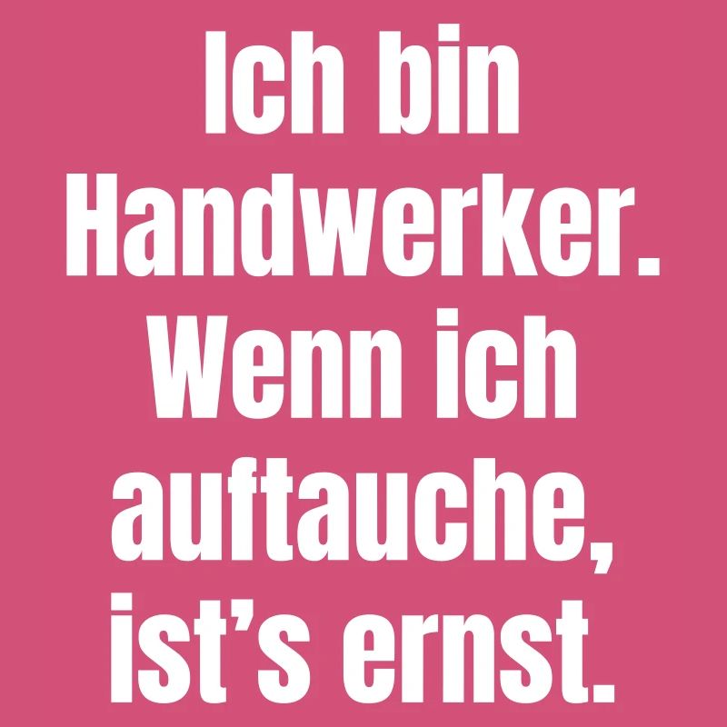 Handwerker Auftauchen Ernst