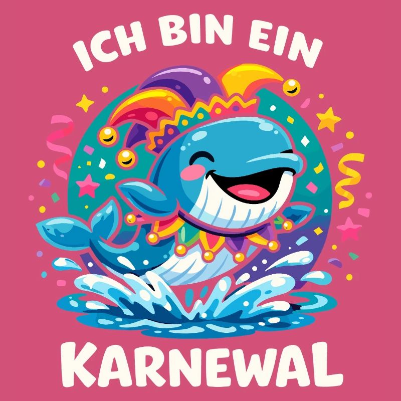 Ich bin ein Karnewal Damen Karneval Fasching Süß